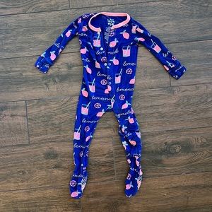 KicKee Pants snap button pajamas. 9-12 months. Good condition!